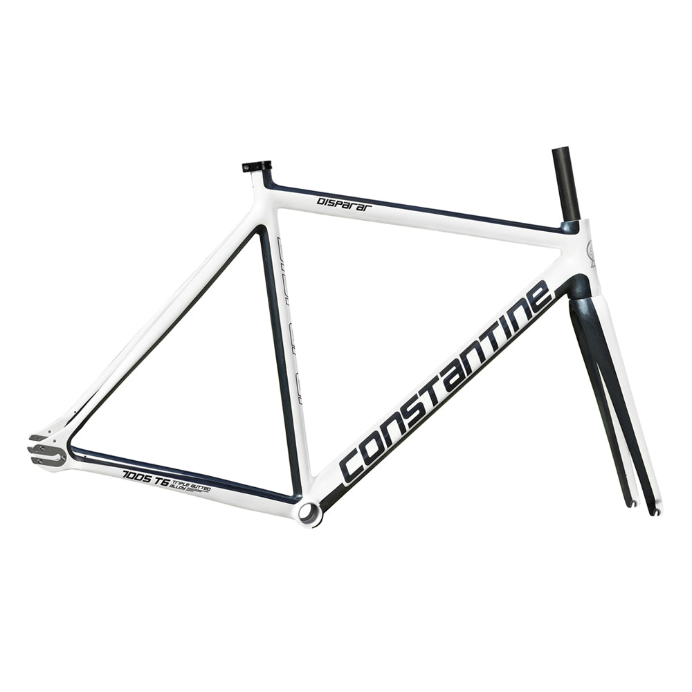 Disparar Frame Set 2022 - White / Charcoal – CONSTANTINEBIKES