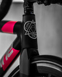 Urbane Frame Set ( Includes Original Seatpost ) - Pattern Black Pink