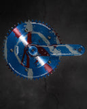 Velocidad VC-2 Marble Disc Crankset - Blue