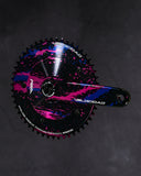 Velocidad VC-2 Marble Disc Crankset - Pink