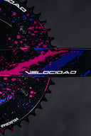 Velocidad VC-2 Marble Disc Crankset - Pink