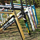 Disparar Frame Set - Blue / Beige